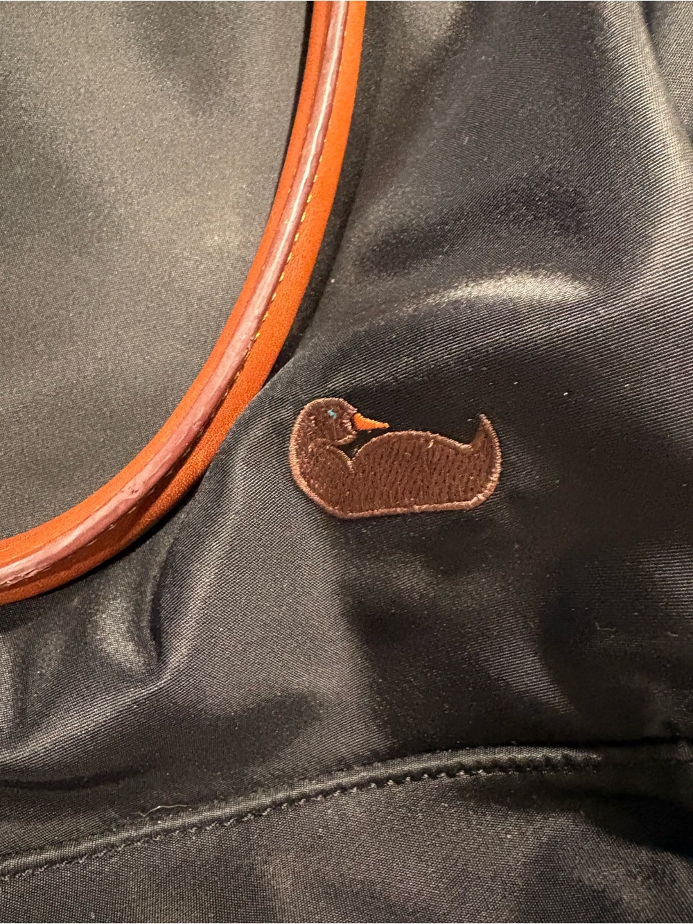 Dooney & Bourke Black Tote with Brown Leather Trim - Picture 9 of 9